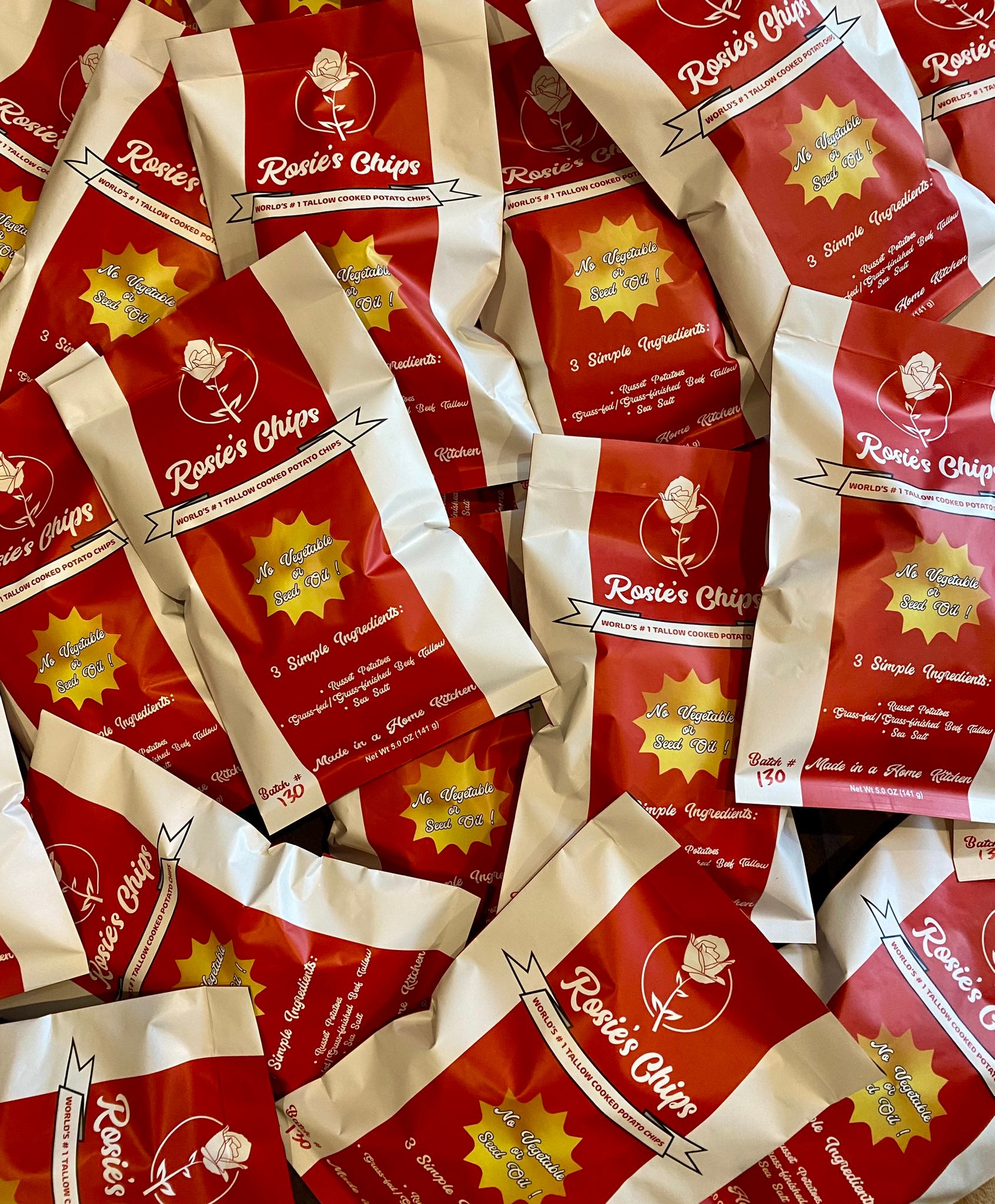 Rosie's Chips | World's #1 Tallow Cooked Potato Chips