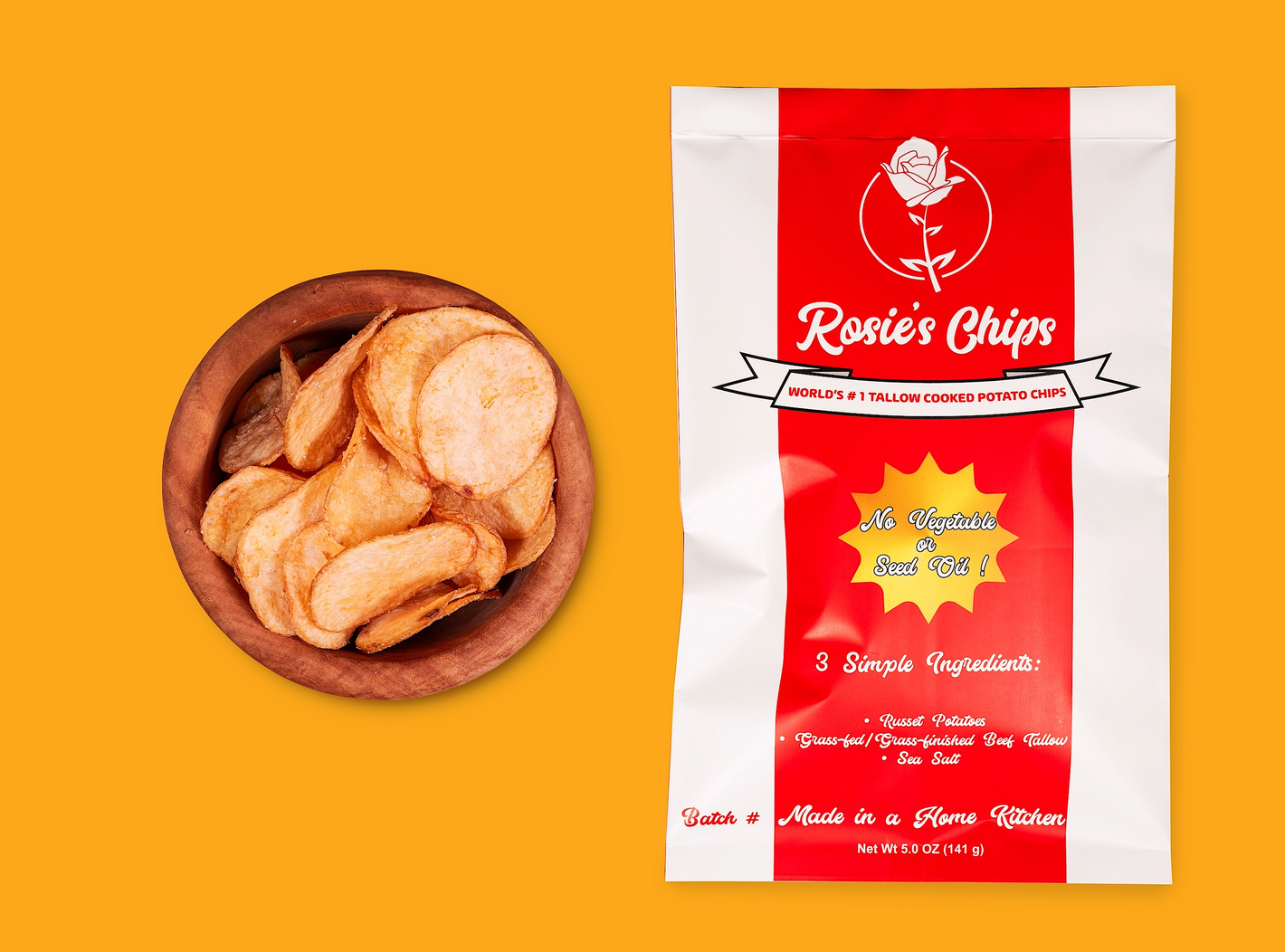 Rosie's Chips | World's #1 Tallow Cooked Potato Chips